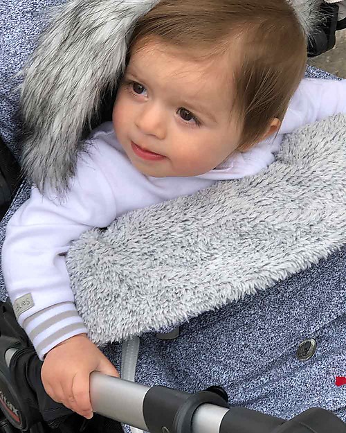 Juddlies Designs Sacco Universale per Passeggino e Ovetto, Salt & Pepper Grigio Sacchi Passeggino