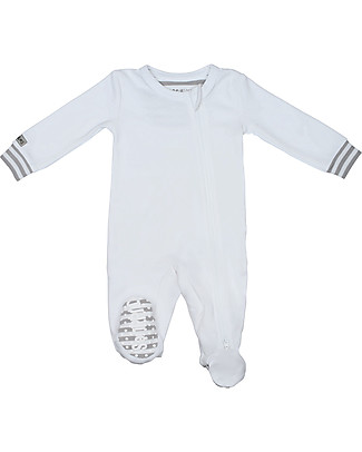 Juddlies Designs Tutina Essentials con Piedini Antiscivolo - 100% Cotone Bio Pigiami
