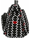 JuJuBe OUTLET JuJuBe Zaino/Borsa porta pannolini multifunzionale, Collezione Onyx - Vedova Nera + attacco per passeggino - Pezzo di Showroom Borse e Organizer