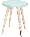 Jungle by Jungle Sgabello/Tavolino My Lovely Ballerine - Menta - Faggio e Rame - Alto 37 cm - Diametro 30 cm Sgabelli