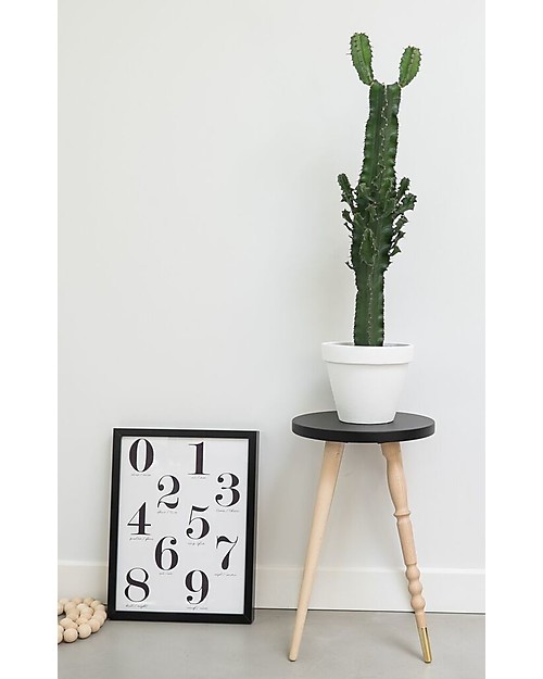 Jungle by Jungle Sgabello/Tavolino My Lovely Ballerine - Rosa Antico - Faggio and Rame - Alto 47 cm - Diametro 30 cm Sgabelli