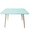 Jungle by Jungle Tavolino Rettangolare da Salotto My Lovely Ballerine - Menta - Faggio e Rame - Alto 47 cm Tavoli