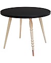 Jungle by Jungle Tavolino Tondo da Salotto My Lovely Ballerine - Nero - Faggio e Rame - Alto 47 cm - Diametro 60 cm Tavoli
