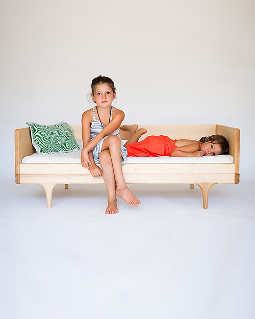 Kalon Studios Caravan Divan Letto Junior - Acero Naturale Non Oliato Letti Singoli