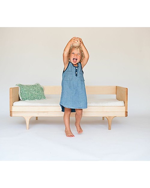 Kalon Studios Caravan Divan Letto Junior - Acero Naturale Non Oliato Letti Singoli