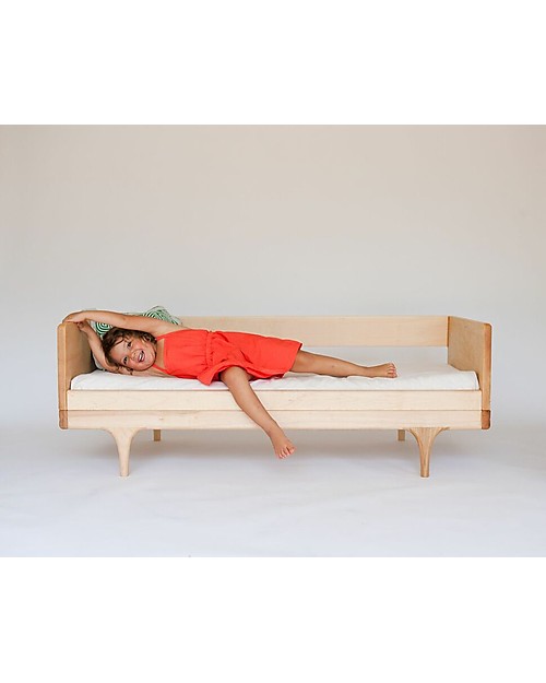 Kalon Studios Caravan Divan Letto Junior - Acero Naturale Non Oliato Letti Singoli