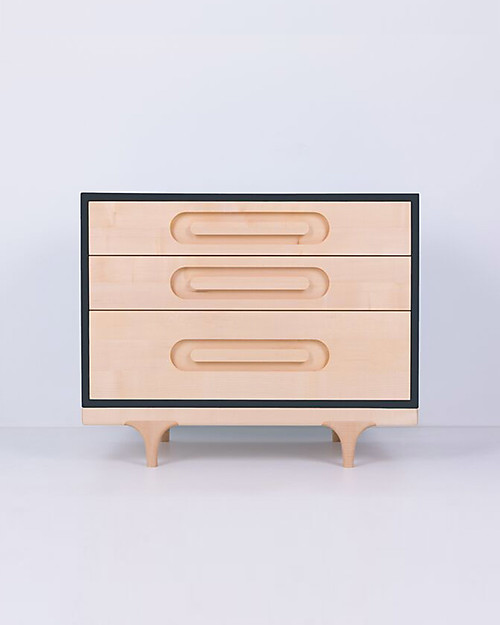 Kalon Studios Cassettiera Caravan - Nero Cassettiere