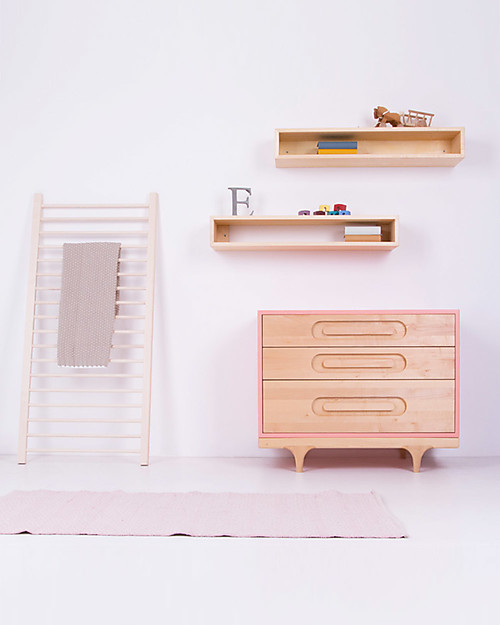 Kalon Studios Cassettiera Caravan - Rosa Cassettiere