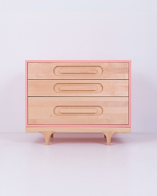 Kalon Studios Cassettiera Caravan - Rosa Cassettiere