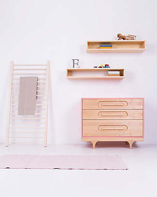 Kalon Studios OUTLET Cassettiera Caravan - Rosa - Pezzo di Showroom Cassettiere