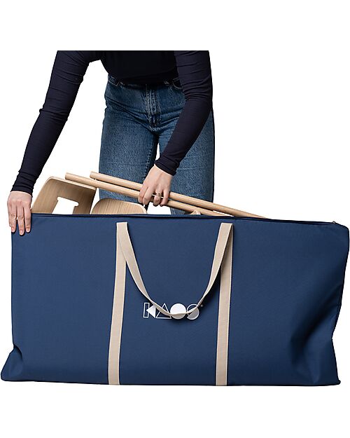 KAOS Borsa per Trasporto Sedia Evolutiva KLAPP - Blu e Sabbia - Pratica e Leggera Accessori per Seggioloni