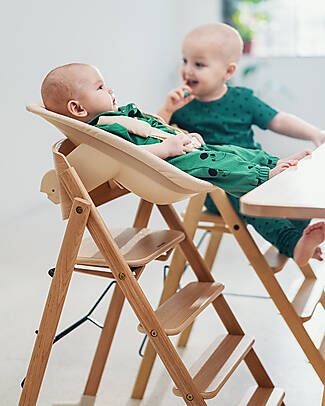 KAOS Sdraietta Neonato per Sedia Evolutiva KLAPP - Sabbia - Con Cintura di Sicurezza Accessori per Seggioloni