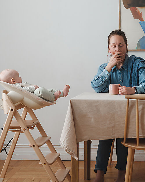 KAOS Sdraietta Neonato per Sedia Evolutiva KLAPP - Sabbia - Con Cintura di Sicurezza Accessori per Seggioloni