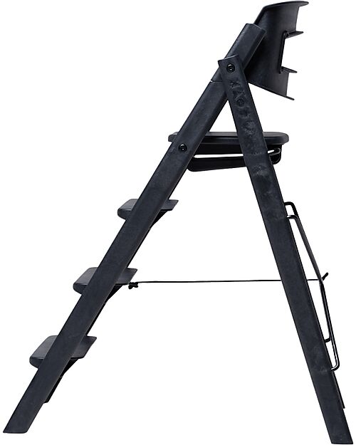 KAOS Sedia Evolutiva KLAPP - Antracite - Pieghevole Salvaspazio - 100% Materiali Riciclati Seggioloni Pappa
