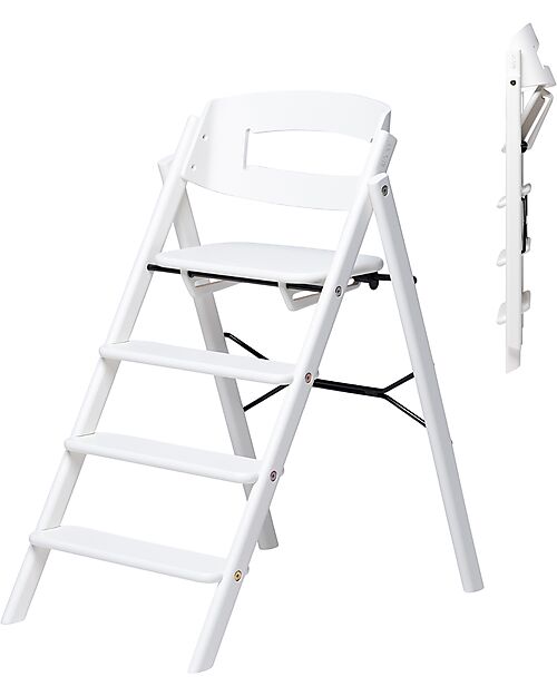 KAOS Sedia Evolutiva KLAPP - Bianco - Legno di Faggio Seggioloni Pappa