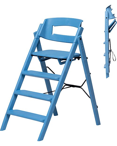 KAOS Sedia Evolutiva KLAPP - Blu - 100% Materiali Riciclati Seggioloni Pappa