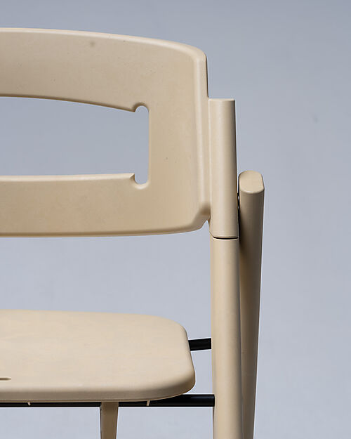 KAOS Sedia Evolutiva KLAPP - Sabbia - Pieghevole Salvaspazio - 100% Materiali Riciclati Seggioloni Pappa