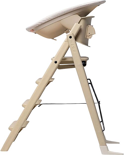 KAOS Sedia Evolutiva KLAPP + Sdraietta Neonato - Sabbia - 100% Materiali Riciclati Seggioloni Pappa