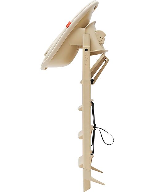 KAOS Sedia Evolutiva KLAPP + Sdraietta Neonato - Sabbia - 100% Materiali Riciclati Seggioloni Pappa