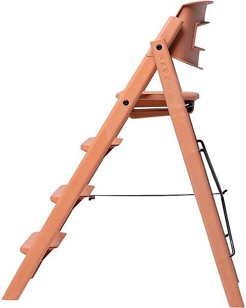 KAOS Sedia Evolutiva KLAPP + Sdraietta Neonato - Terracotta - 100% Materiali Riciclati Seggioloni Pappa