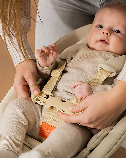 KAOS Sedia Evolutiva KLAPP + Sdraietta Neonato - Verde - 100% Materiali Riciclati Seggioloni Pappa