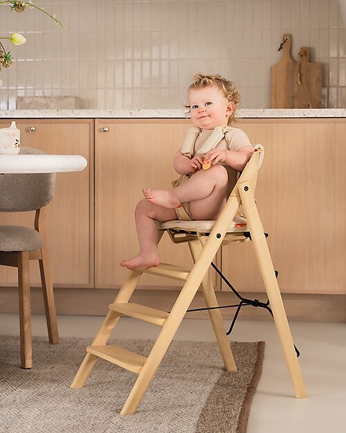 KAOS Set Cintura a 5 Punti + Cuscino per Sedia Evolutiva KLAPP - Sabbia Accessori per Seggioloni