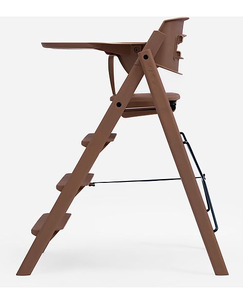 KAOS Set Sponda di Sicurezza + Vassoio per Sedia Evolutiva KLAPP - Marrone Moka Accessori per Seggioloni