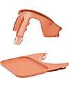 KAOS Set Sponda di Sicurezza + Vassoio per Sedia Evolutiva KLAPP - Rosa Terracotta Accessori per Seggioloni