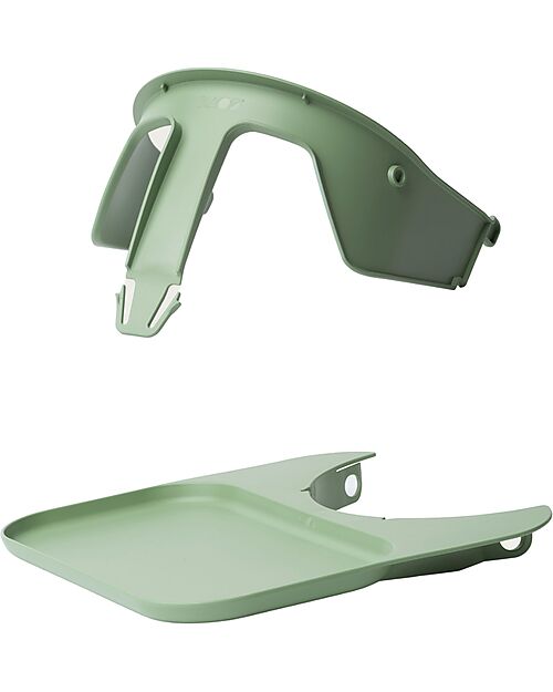 KAOS Set Sponda di Sicurezza + Vassoio per Sedia Evolutiva KLAPP - Verde Accessori per Seggioloni