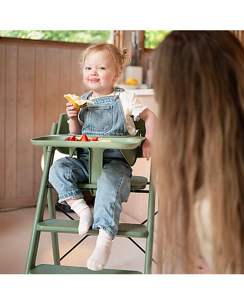 KAOS Set Sponda di Sicurezza + Vassoio per Sedia Evolutiva KLAPP - Verde Accessori per Seggioloni