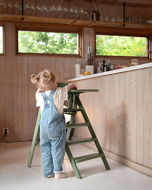 KAOS Set Sponda di Sicurezza + Vassoio per Sedia Evolutiva KLAPP - Verde Accessori per Seggioloni