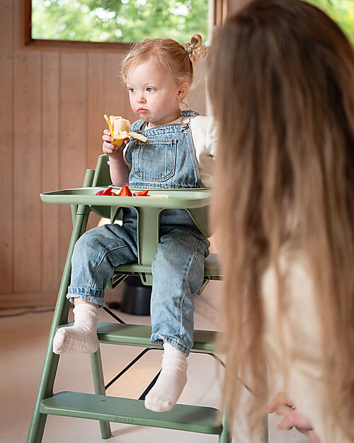 KAOS Set Sponda di Sicurezza + Vassoio per Sedia Evolutiva KLAPP - Verde Accessori per Seggioloni