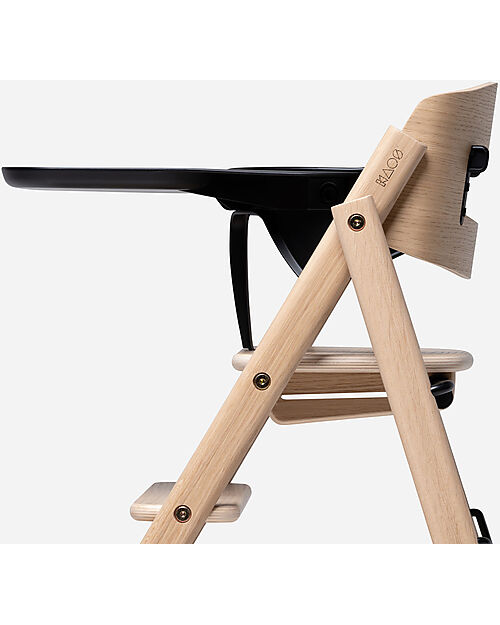 KAOS Vassoio per Sedia Evolutiva KLAPP - Nero - 6M+ Accessori per Seggioloni