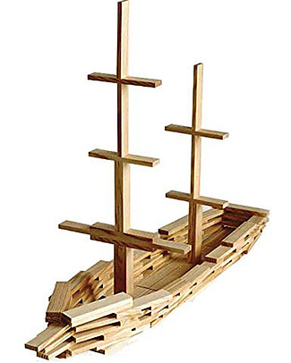 Kapla Kapla TomTecT-100 legni, 320 pinze - Educativo e divertente! Giochi Creativi
