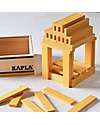 Kapla Set Costruzioni 40 Pezzi - Giallo - Legno - Educativo e Divertente! Costruzioni in Legno