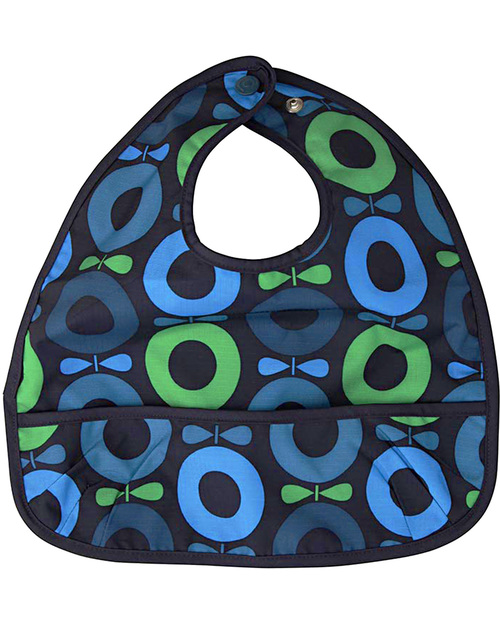 Katvig Eco Bavaglio Con Tasca Big Apple Blu - Riciclato Bavagli Classici