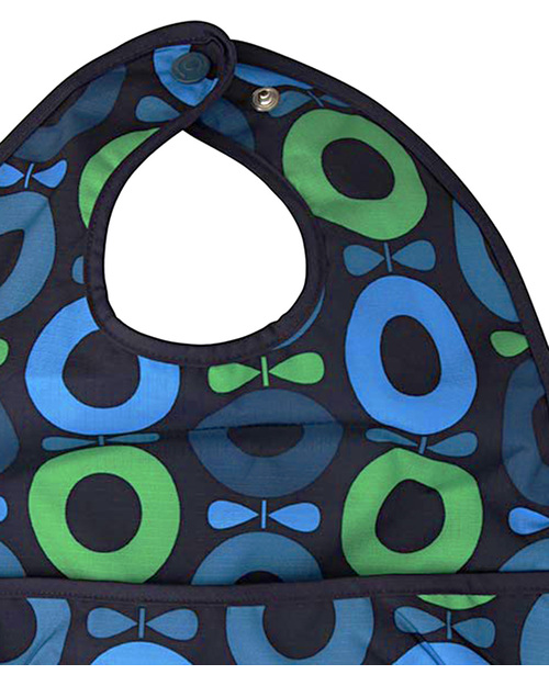 Katvig Eco Bavaglio Con Tasca Big Apple Blu - Riciclato Bavagli Classici