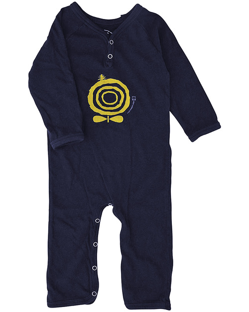 Katvig Eco Tutina Blu Scuro Cotone Bio Riciclato Tutine Lunghe