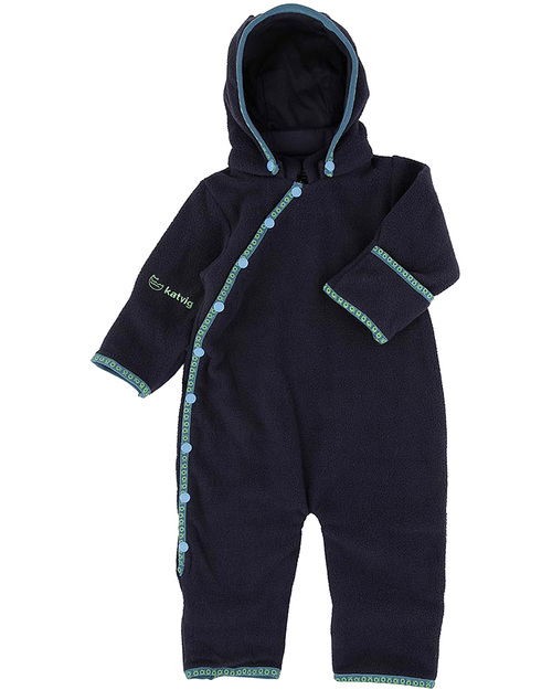 Katvig Eco Tutina Termica Pile Blu Riciclata Tute Invernali