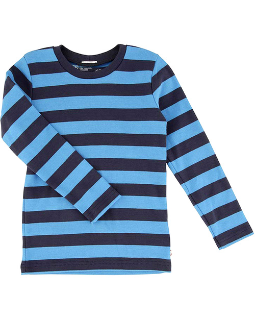 Katvig Maglia Righe Cielo Blu Cotone Bio T-shirt