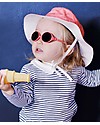 Ki et La Cappellino da Sole Bambina + Occhiali da Sole + Sacca da Spiaggia -0-18 Mesi - Fantasia Gelato Occhiali da Sole