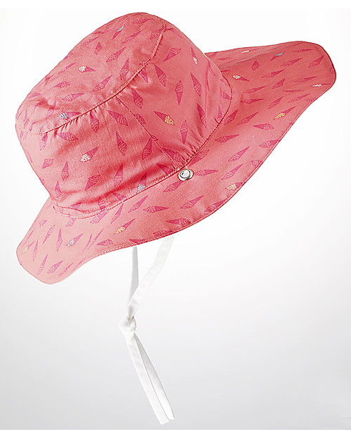 Ki et La Cappellino da Sole Bambina + Occhiali da Sole + Sacca da Spiaggia -0-18 Mesi - Fantasia Gelato Occhiali da Sole