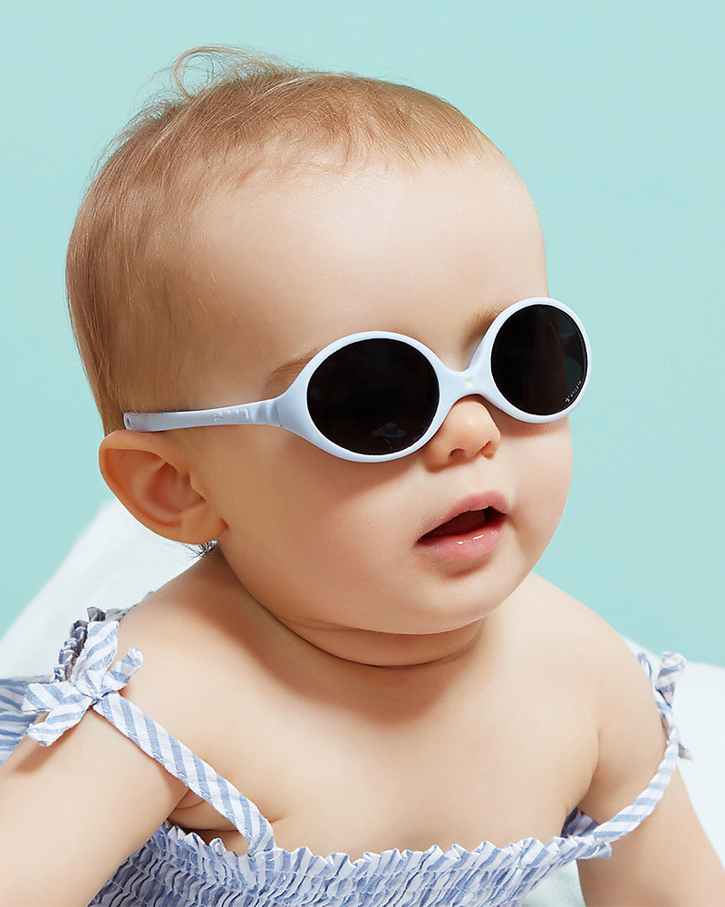 Ki et La Occhiali da Sole Baby Diabola 0-18 Mesi - Azzurro - Anti UVA+UVB e  Infrangibili! bambina
