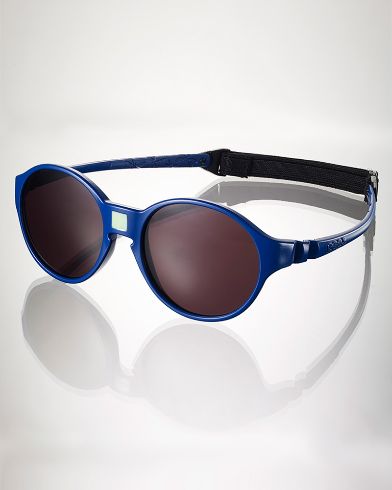 Occhiali Da Sole Per Bambini Wave - Blu Neon, UV400, Categoria 3, Per 1-5 Anni, Con Custodia - Foto 6