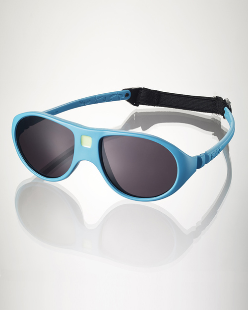 Ki et La Occhiali da Sole Bambini Jokala 2-4 Anni - Blu Pavone - Anti UVA+UVB e Infrangibili! Occhiali da Sole