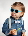 Ki et La Occhiali da Sole Bambini Jokala 2-4 Anni - Blu Pavone - Anti UVA+UVB e Infrangibili! Occhiali da Sole
