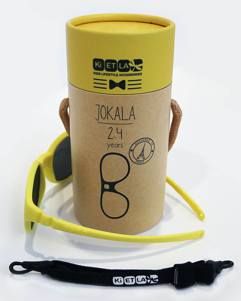 Ki et La Occhiali da Sole Bambini Jokala 2-4 Anni - Giallo - Anti UVA+UVB e  Infrangibili! unisex (bambini)