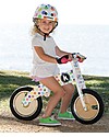 Kiddimoto Bici Senza Pedali in Legno Kurve, Pois Pastello Biciclette senza Pedali