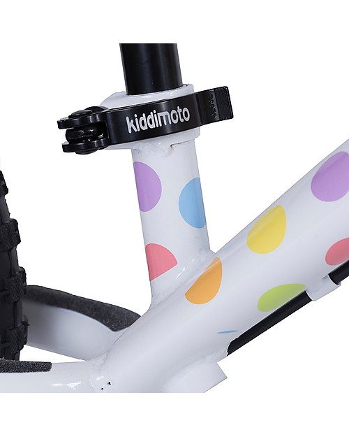 Kiddimoto Bici Senza Pedali Super Junior Maxi, Pois Pastello Biciclette senza Pedali