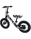 Kiddimoto Bici Senza Pedali Super Junior Maxi, Teschi Biciclette senza Pedali